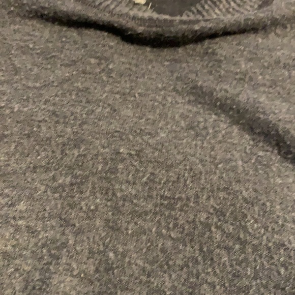 Grey super soft semi-balloon sleeve top - Picture 4 of 5